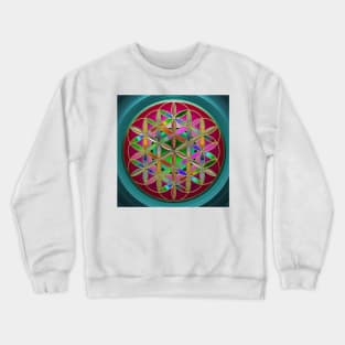 The Flower of Living Metal Crewneck Sweatshirt